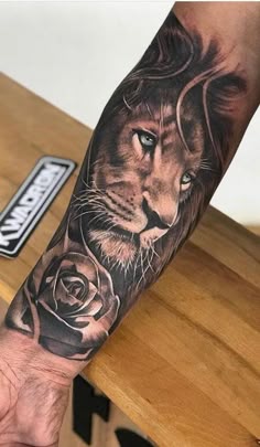 13 Best Lion flowers tattoo ideas | lion tattoo, sleeve tattoos, tattoos