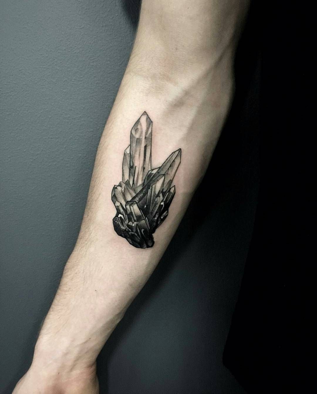 10 Crystals ideas | crystal tattoo, cool tattoos, tattoos