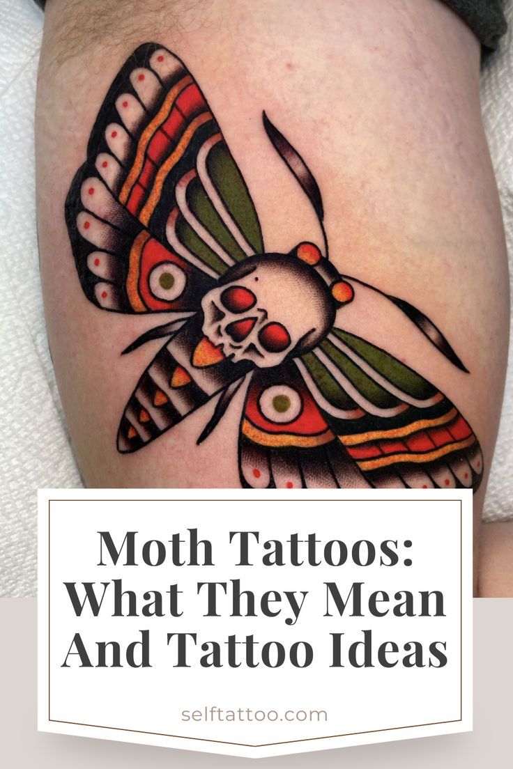 Moth Tattoos: What They Mean And Tattoo Ideas