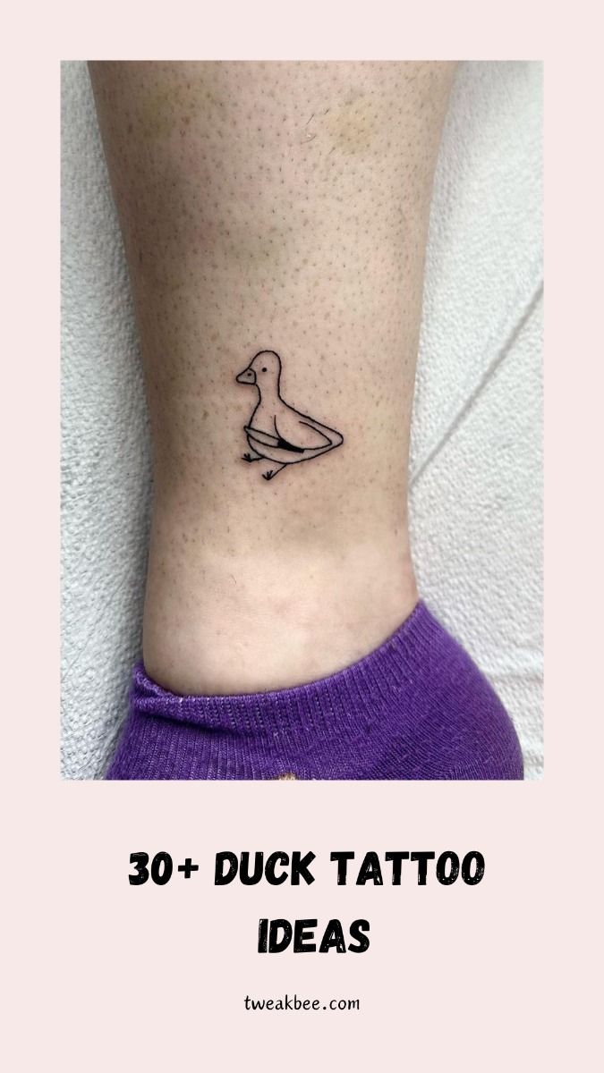30+ Duck Tattoo Designs for Waterfowl Fans