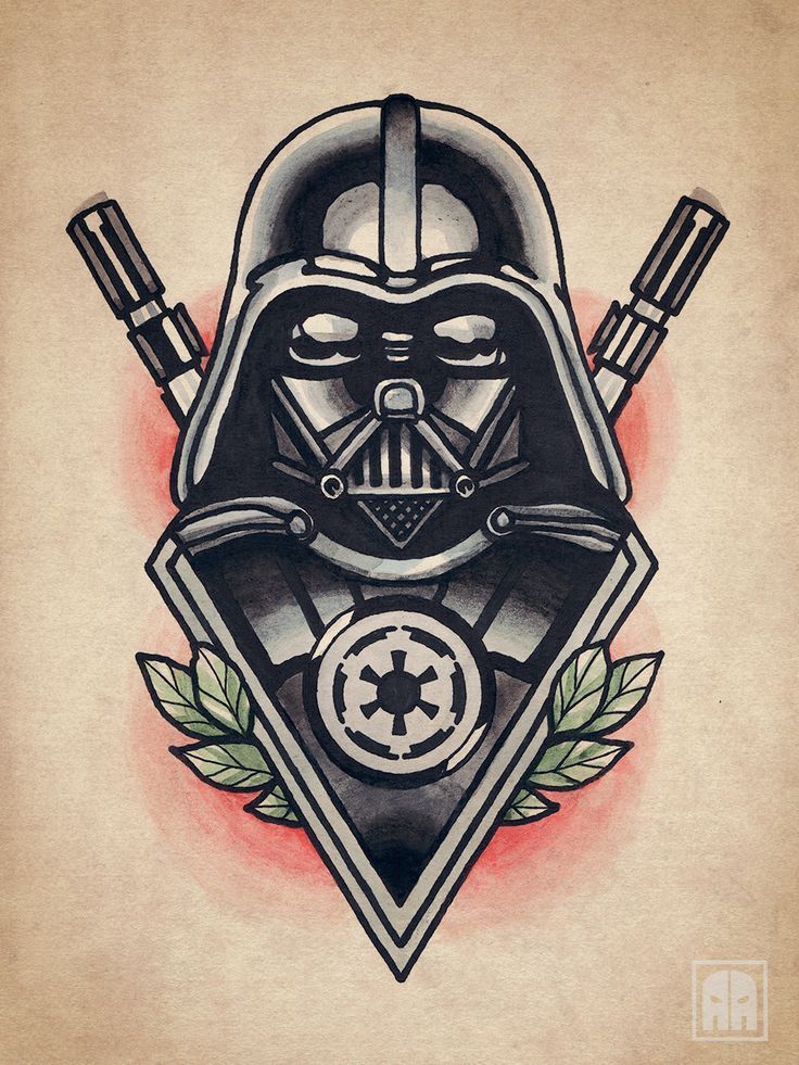 tattoo #traditional #sevastopol #ageevtattoo #sketch #darthvader #starwars # vader #emperor #illustration | Tattoo designs by Aleksandr Ageev | Star  wars tattoo, Traditional tattoo, Star tattoos