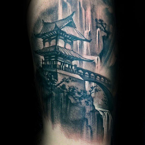 70 Waterfall Tattoo Designs for Men