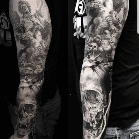 Sleeve Tattoo Good Vs Evil
