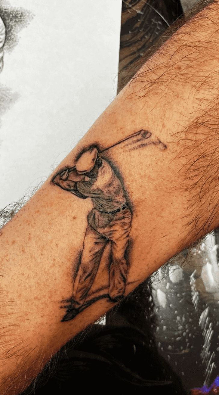 Golf Tattoo Design Ideas Images