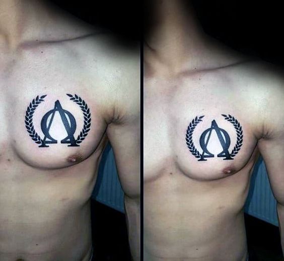 30 Cool Alpha Omega Tattoo Designs for Men