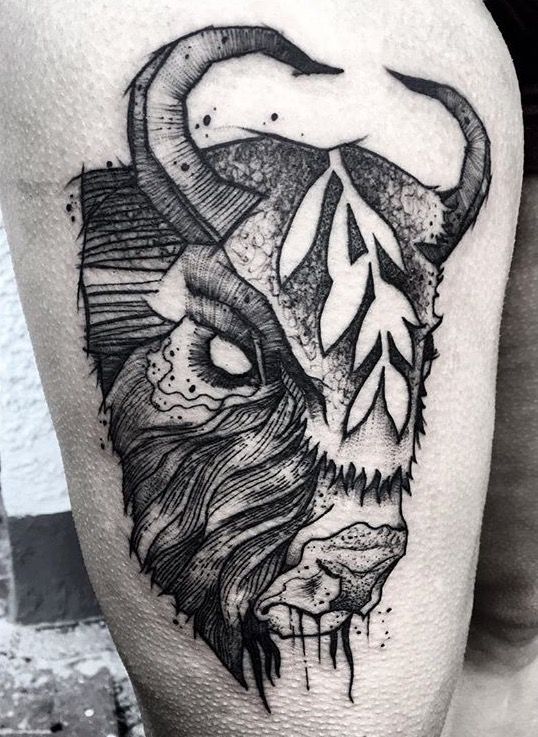 buffalo tattoo