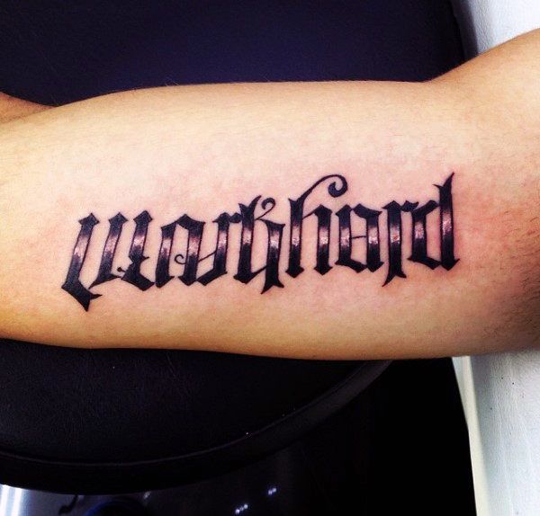40 Awesome Ambigram Tattoos for Men