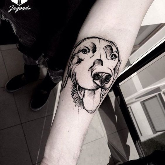Top 40+ Best Labrador Tattoo Ideas And Designs - The Paws