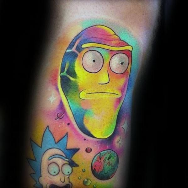63 Epic Rick and Morty Tattoo Designs for Men