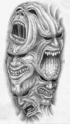 7 Demon tattoo ideas | body art tattoos, skull tattoo design, tattoo  drawings