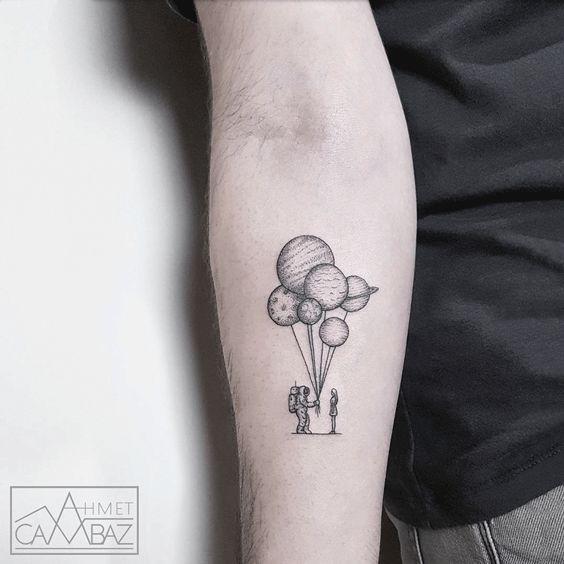 25 Adorable Minimalist Tattoo Designs By Former Cartoonist, Ahmet Cambaz