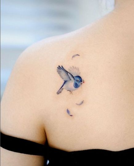 Unique Bird Tattoo: 60 Sparkling Birds Tattoo Ideas And Design For Chest  That...