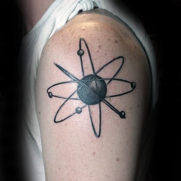 40 Atom Tattoo Designs for Men