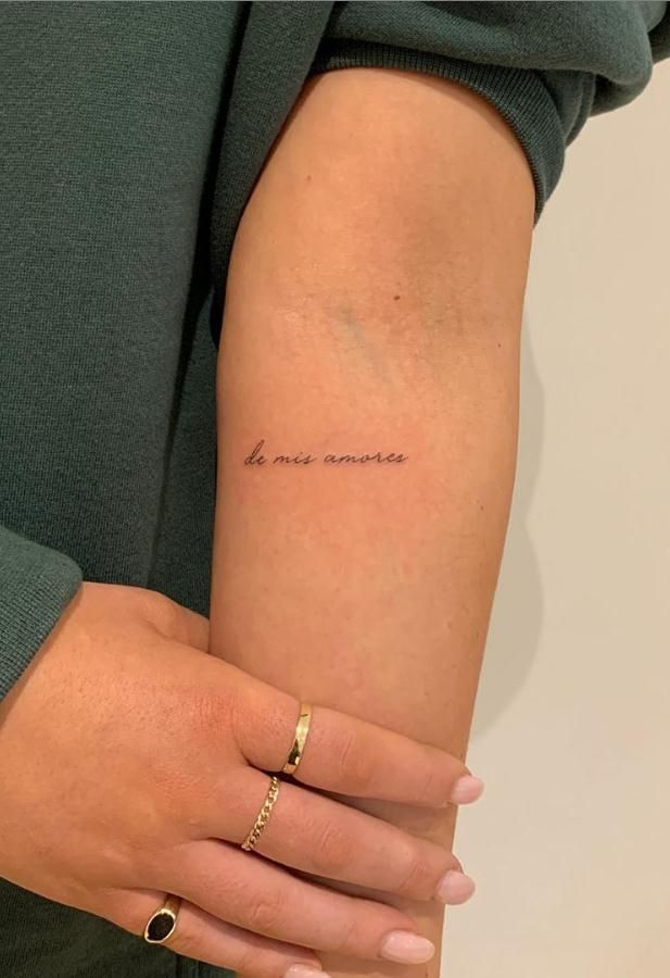 36 Exquisite and Small Letter Tattoos of The Best Design