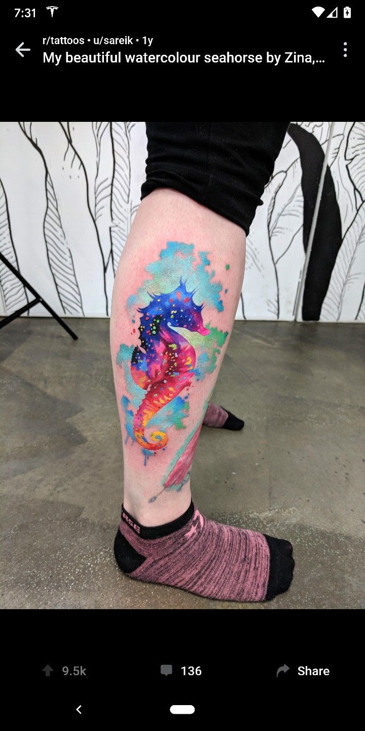 Pin di Steph Lyons su Seahorse | Idee per tatuaggi, Tatuaggi, Idee