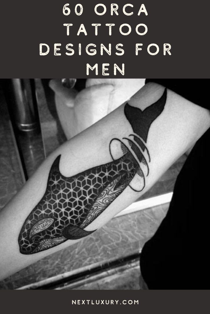 60 Orca Tattoo Designs For Men - Killer Whale Ink Ideas
