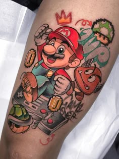 110 Gaming Sleeve Tattoo Ideas in 2025 | gaming tattoo, gamer tattoos,  mario tattoo