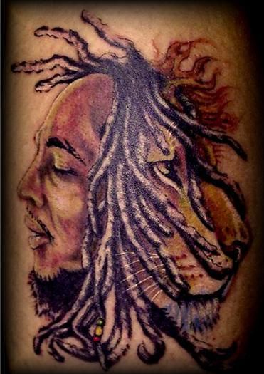 bob marley-lion of judah by tattoos-by-zip.deviantart.com on @DeviantArt