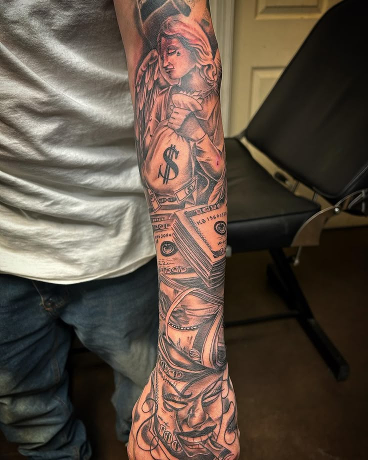 30+ Money Tattoo Design Ideas To Send The Right Message
