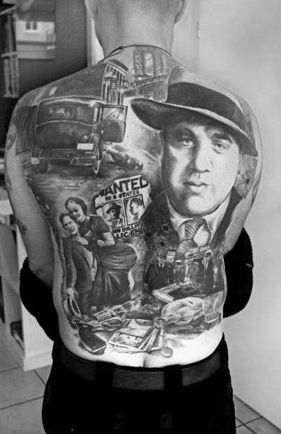 49 Amazing Gangster Tattoos for Men