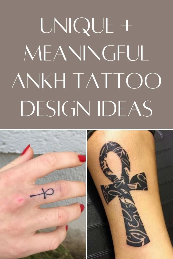 Unique Ankh Tattoo Design Ideas With A Deeper Meaning
