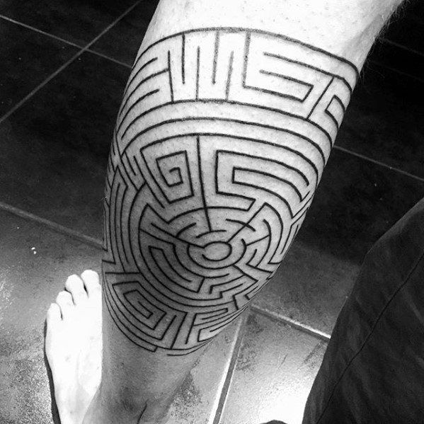 70 Epic Maze Tattoo Designs for Men