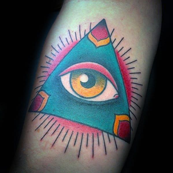 50 Traditional Eye Tattoo Designs For Men