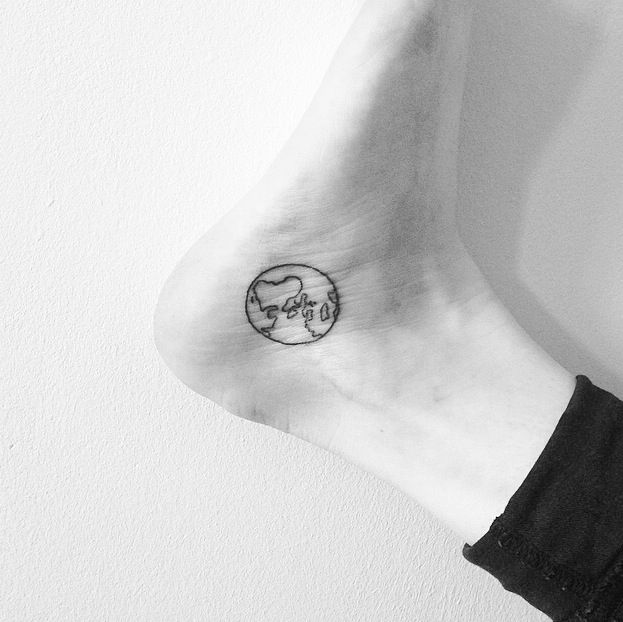 Globe Tattoo