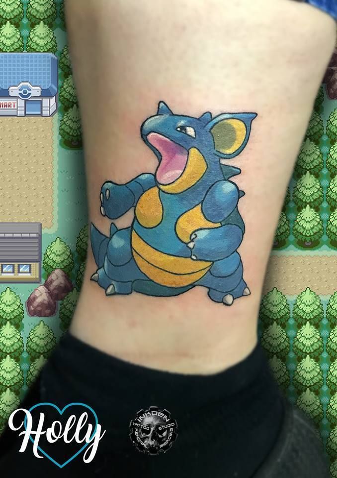 Another of the original 151 Pokémon ticked off Holly's list, this time  Nidoqueen!