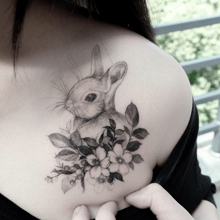 Check Our Minimalist Rabbit Tattoos That Look Incredibly Chic