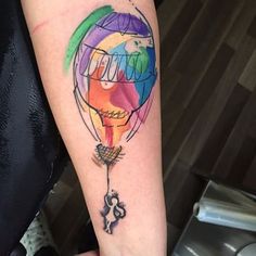 16 Hot Air Balloon Tattoos ideas | balloon tattoo, hot air balloon tattoo,  air balloon tattoo