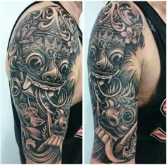 7 Balinese tattoo ideas | balinese tattoo, tattoos, mask tattoo