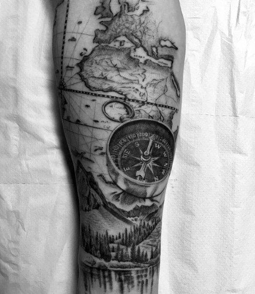 60 Realistic Hiking Tattoos for Men