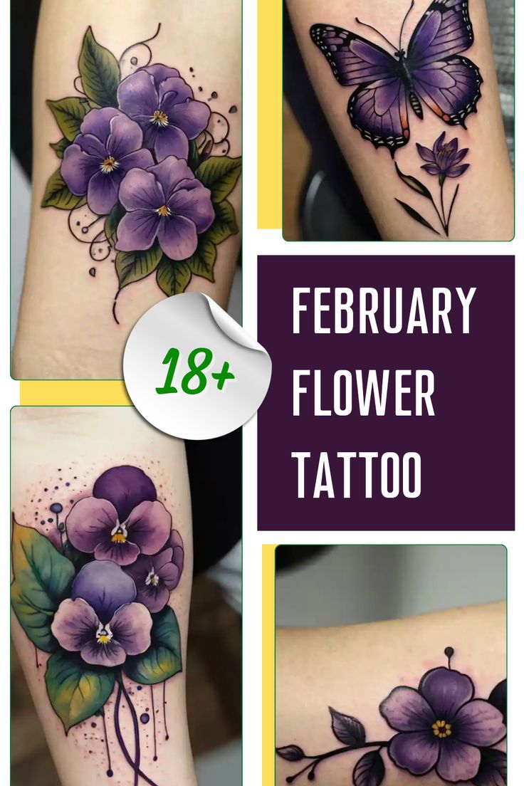 20 February Flower Tattoo Ideas [Elegant & Meaningful]