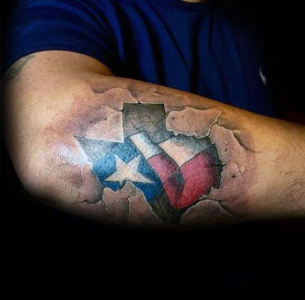71 Terrific Texas Tattoos for Men