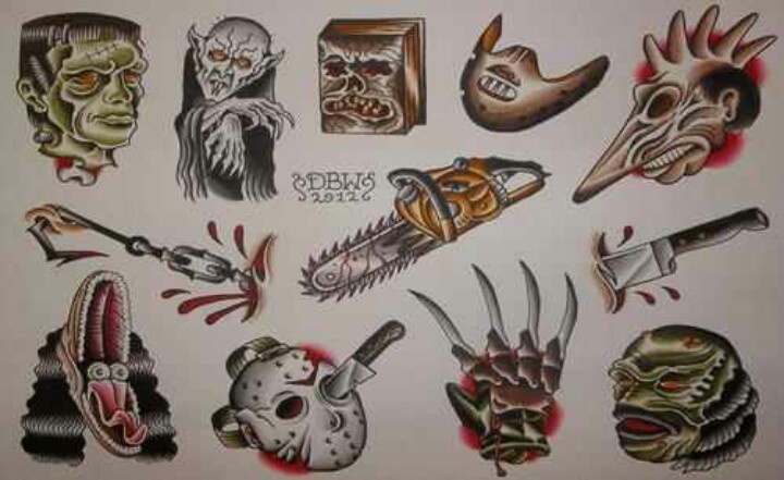 Horror tattoo ideas