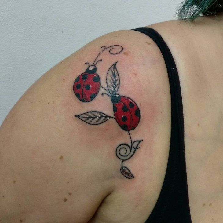 12+ Ladybug Tattoo Designs, Ideas