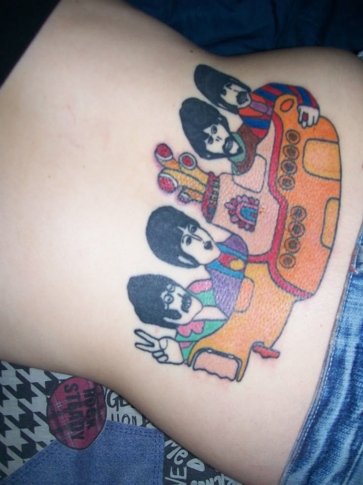 My Beatles tattoo. Art work done by Ryan Wilkenson.