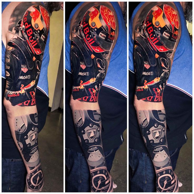 Realistic Formula 1 sleeve