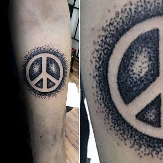 Pin by Kat on Tattooo Ideas/inspiration/etc | Tattoos for guys, Peace sign  tattoos, Peace tattoos