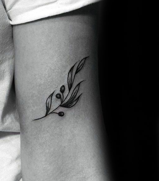 70 Artistic Olive Branch Tattoo Designs for Men