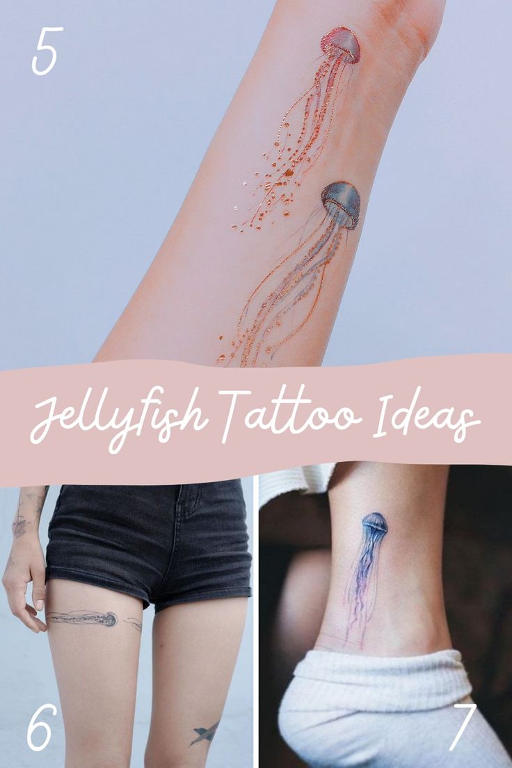 53 Crazy Jellyfish Tattoo Meanings & Tattoo Inspirations