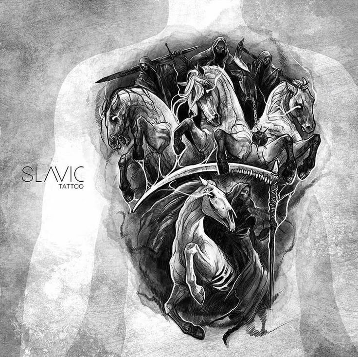 Pin by Denise Johnson on Horse paintings | Four horsemen of the apocalypse  tattoo, Horse tattoo
