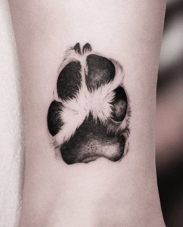 What Does A Dog Paw Tattoo Mean And How To Get One
