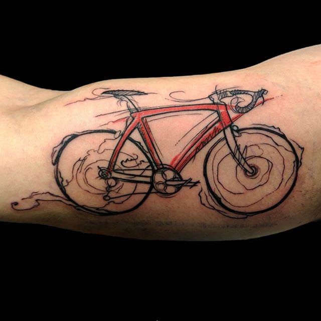 23 Bike Tattoos For The Hardcore Cyclists