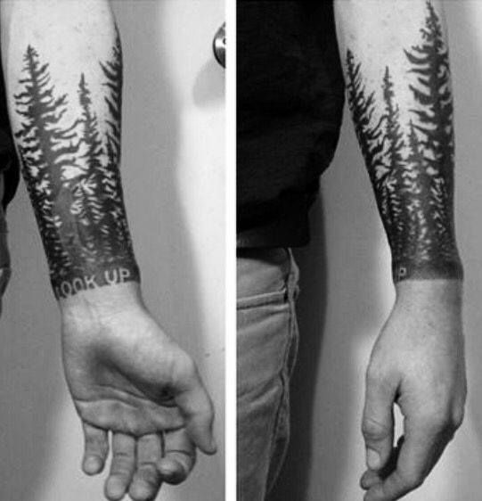 50 Epic Tree Line Tattoo Design Ideas for Men