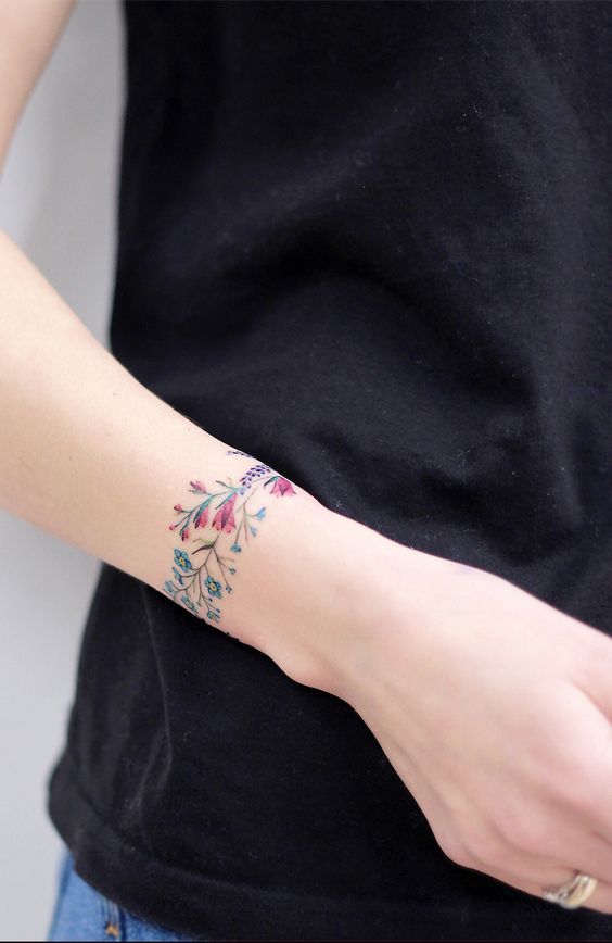Delightful Wrist Band Tattoo Designs for Girls - Page 15 of 47 - LoveIn Home