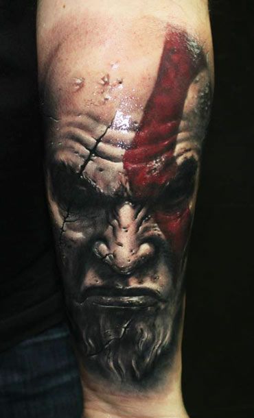 God Of War tattoo by Riccardo Cassese | Post 7885