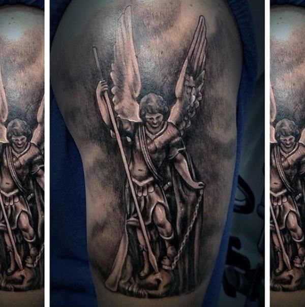 155+ Saint Michael Tattoos: Everything You Need to Learn! (with Meanings) -  Wild Tattoo Art