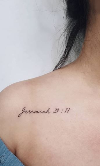 40 Inspirational Bible Verse Tattoo Designs and Ideas | Inspirationfeed